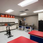 The new training area at Millwood Public Schools Multi-Sport Facility was designed by Renaissance Architecture.