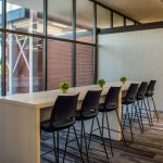 The workspace of Metro Technology Centers-District Center was designed by Renaissance Architecture.