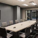 The conference room of Metro Technology Centers- District Center was designed by Renaissance Architecture.